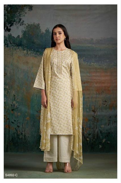 Ganga cahana 4892 surat textile dress material wholesale market